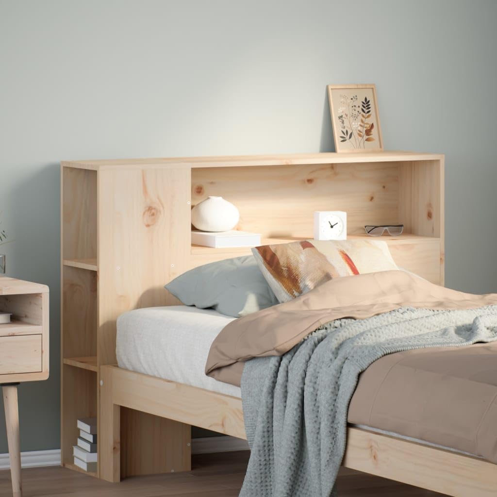 Cabecero de Cama con almacenaje Madera Maciza de Pino 90 cm, Cabeceros Cama, Cabeceros Moderno, Cabezales Cama, Muebles Habitacion, Cama Cabeza, Mueble Cabecero - 855642