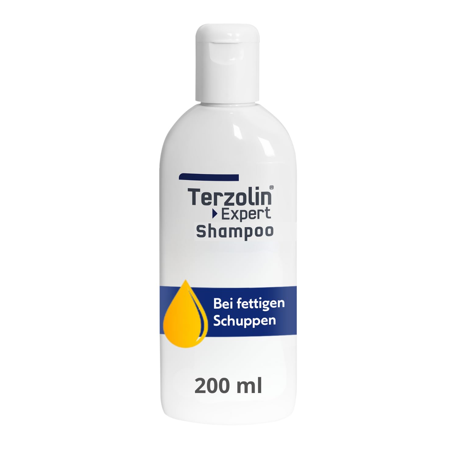 Terzolin® Expert Schuppen-Shampoo bei fettiger Kopfhaut, Juckreiz und Schuppen. Reduziert den Schuppenpilz und versorgt die Kopfhaut mit Feuchtigkeit, 200 ml