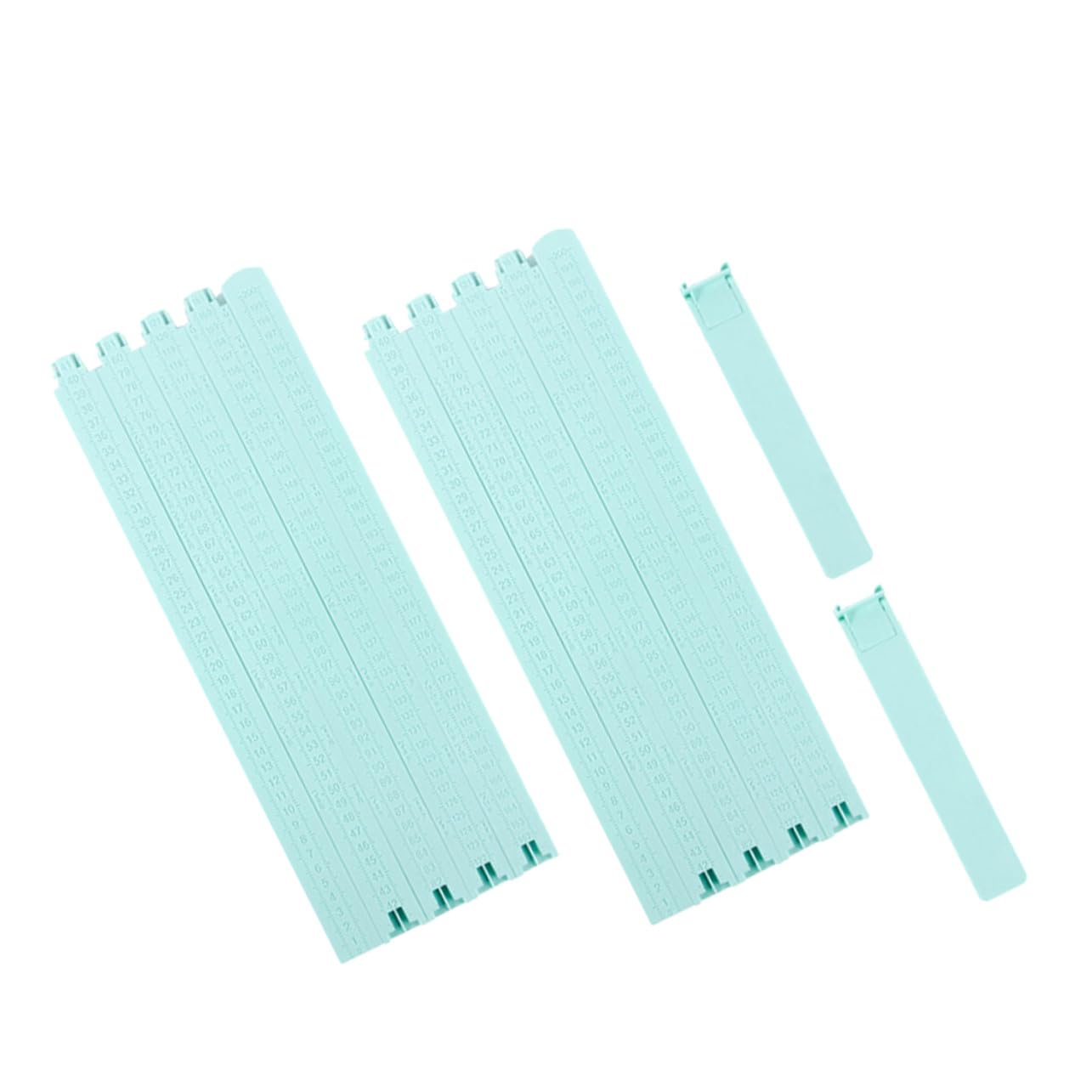 Hohopeti 2piezas Instrumento de Medición de Altura Gráfica de Crecimiento para Pared Infantil de Plástico Práctica Regla de Pared para Medir la Altura Casa