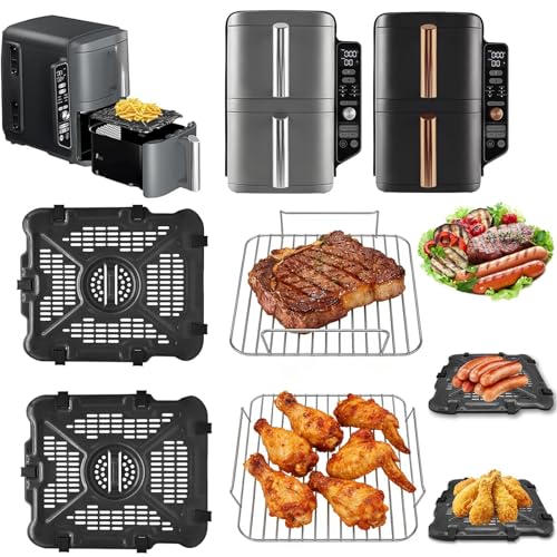Ninja Heißluftfritteuse Zubehör für Ninja Double Stack XL SL400EU 9,5L