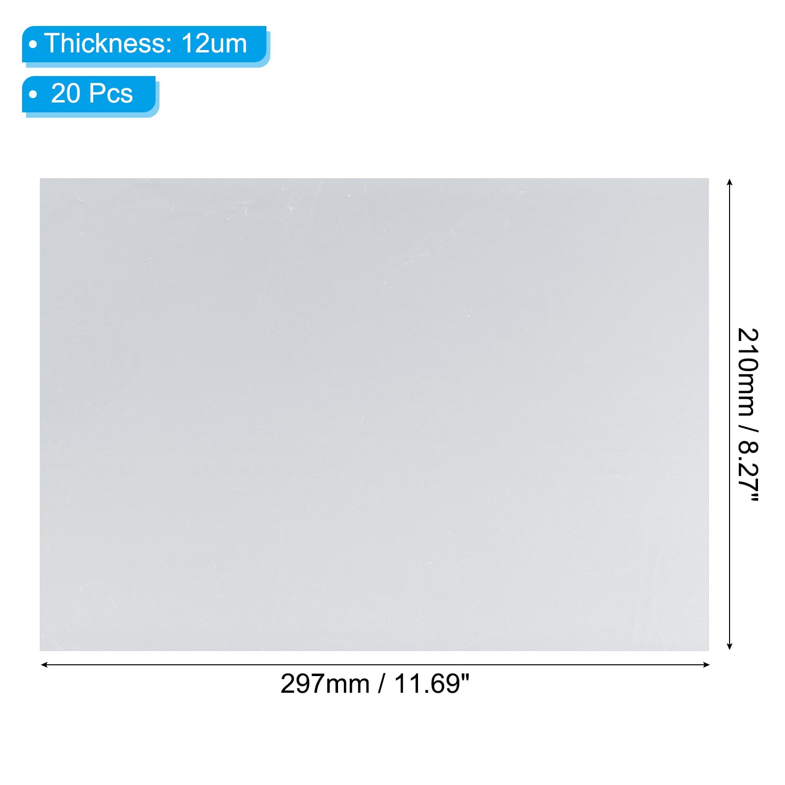 PATIKIL 11.7x8.3 Hot Stamping Foil Paper Sheet - Image 2
