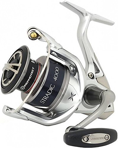 Shimano Stradic 1000 HG FK, Moulinet de Spinning avec Frein Avant