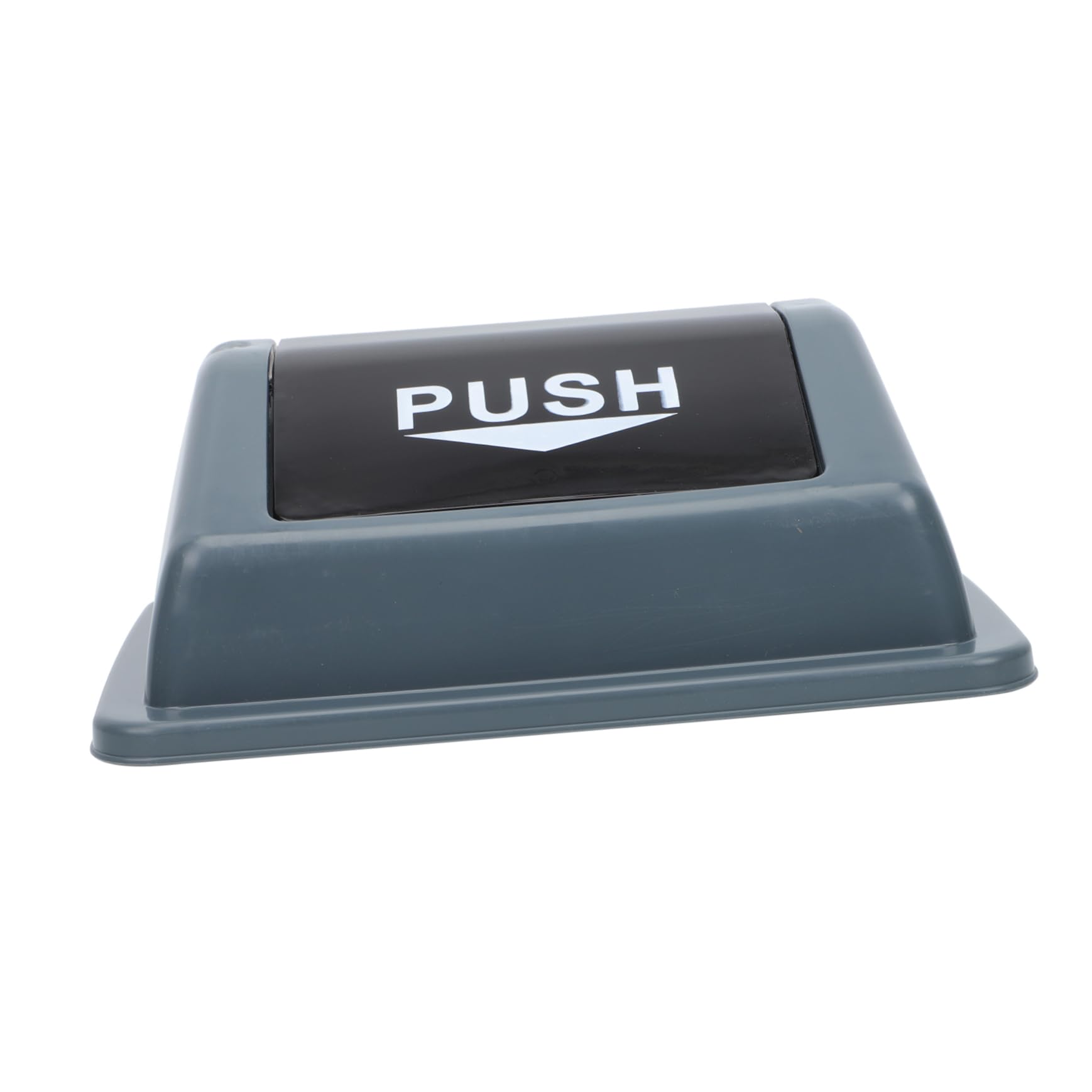 DECHOUS Large Waste Bin Lid Replacement Plastic Cover for Trash Can Grey for Kitchen Outdoor Use Prevents Odors Compatible with Standard Waste Bins