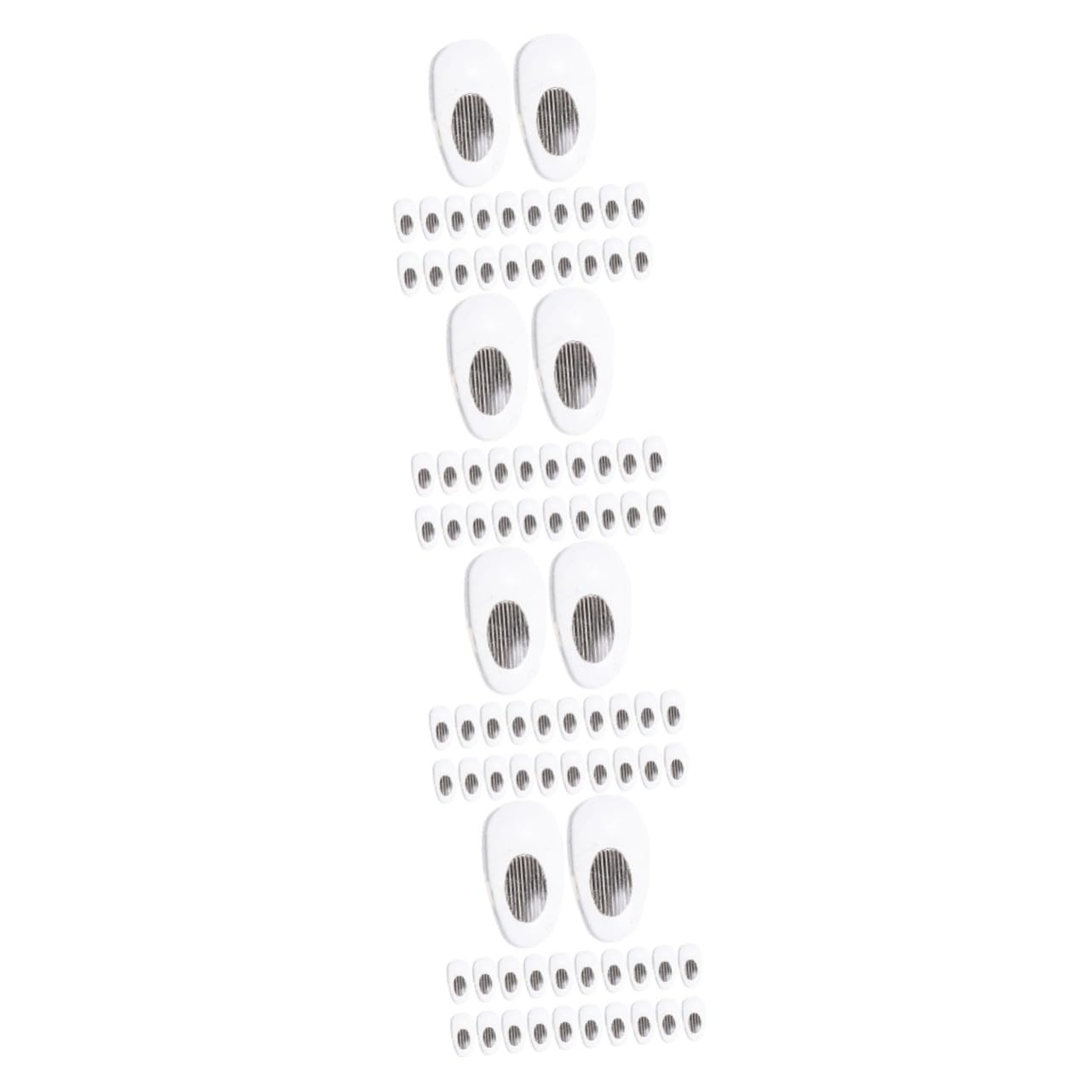 Didiseaon 60 Paires Plaquettes Nasales Protège-Nez pour Lunettes Verres Clairs Sangle De Pont De Lunettes Spectacle Coussinets De Soutien du Nez Tapis De Nez De Lunettes Gel De Silice Silver