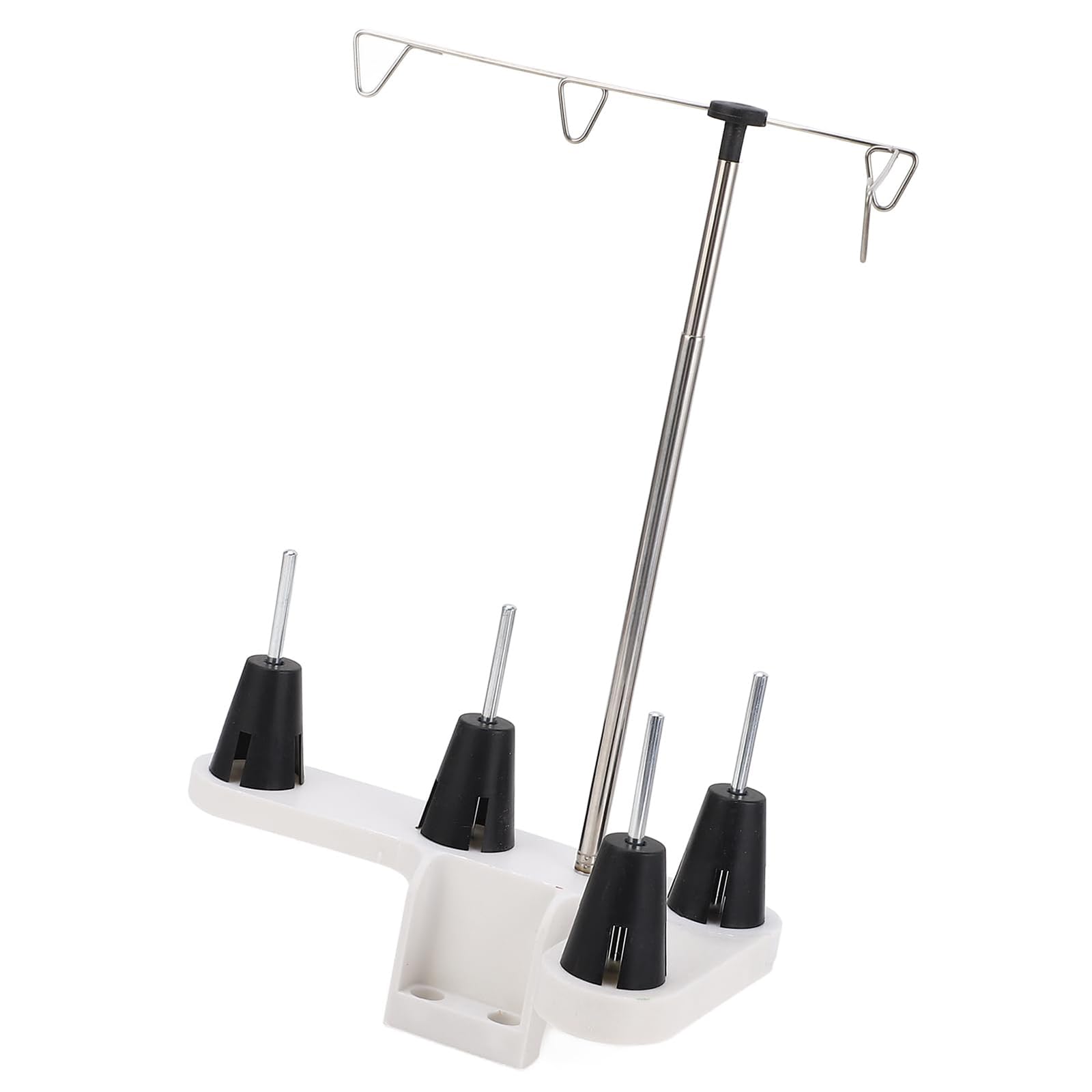 MINGLEA Thread Spool Holder Sewing Thread Stand 4 Spools Holder Thread Roll Holder for Embroidery and Sewing Machines
