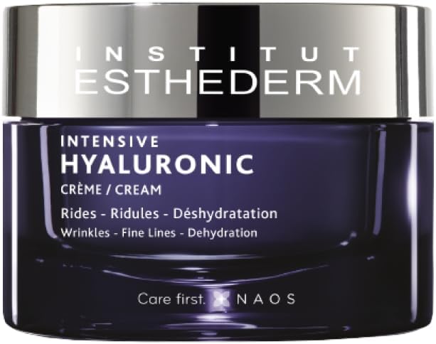 Institut Esthederm – Intensive Hyaluronic Cream – Face, Neck and Décolleté – Wrinkles and Fine Lines – Dehydrated Skin