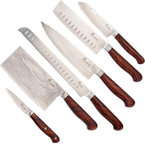 Woodworking Project Kit Zhen Premium Damascus Kitchen Knife Blank Kits Set Of 6 Buy Online In Antigua And Barbuda At Antigua Desertcart Com Productid 4482482