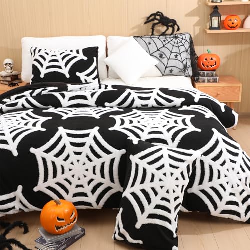 HunnmingRe Halloween Comforter Cover Set Queen Size 3D...