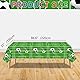 2 Pack Fußball-Thema Tischdecke, 130x220cm Rechteck für Männer Jungen Geburtstag Party-Dekoration