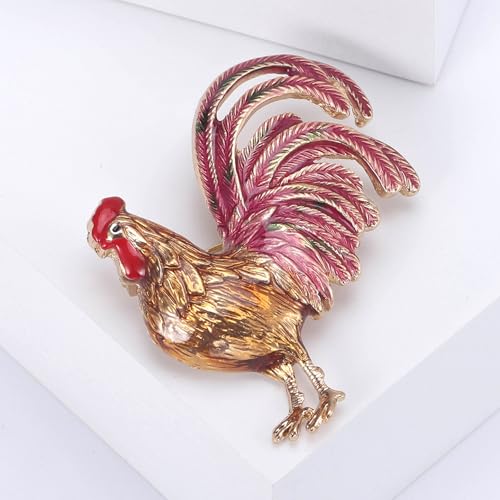 Image of Rhinestone /Enamel Animals Brooch and Pin for Women Elegant Animals Brooches Dress Accessories Birthday Gifts for Mom Wife