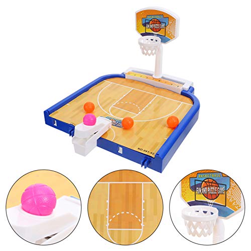FAVOMOTO Brinquedo de Basquete de Mesa Jogo de Esporte de Dedo Mínimo Jogo de Tiro de Mesa Quadra de