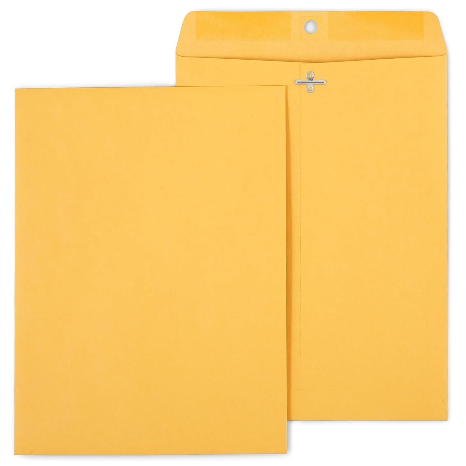 Staples Kraft Clasp & Moistenable Mail Envelopes 9x12 Brown – Large Manila Envelopes Pack of 100