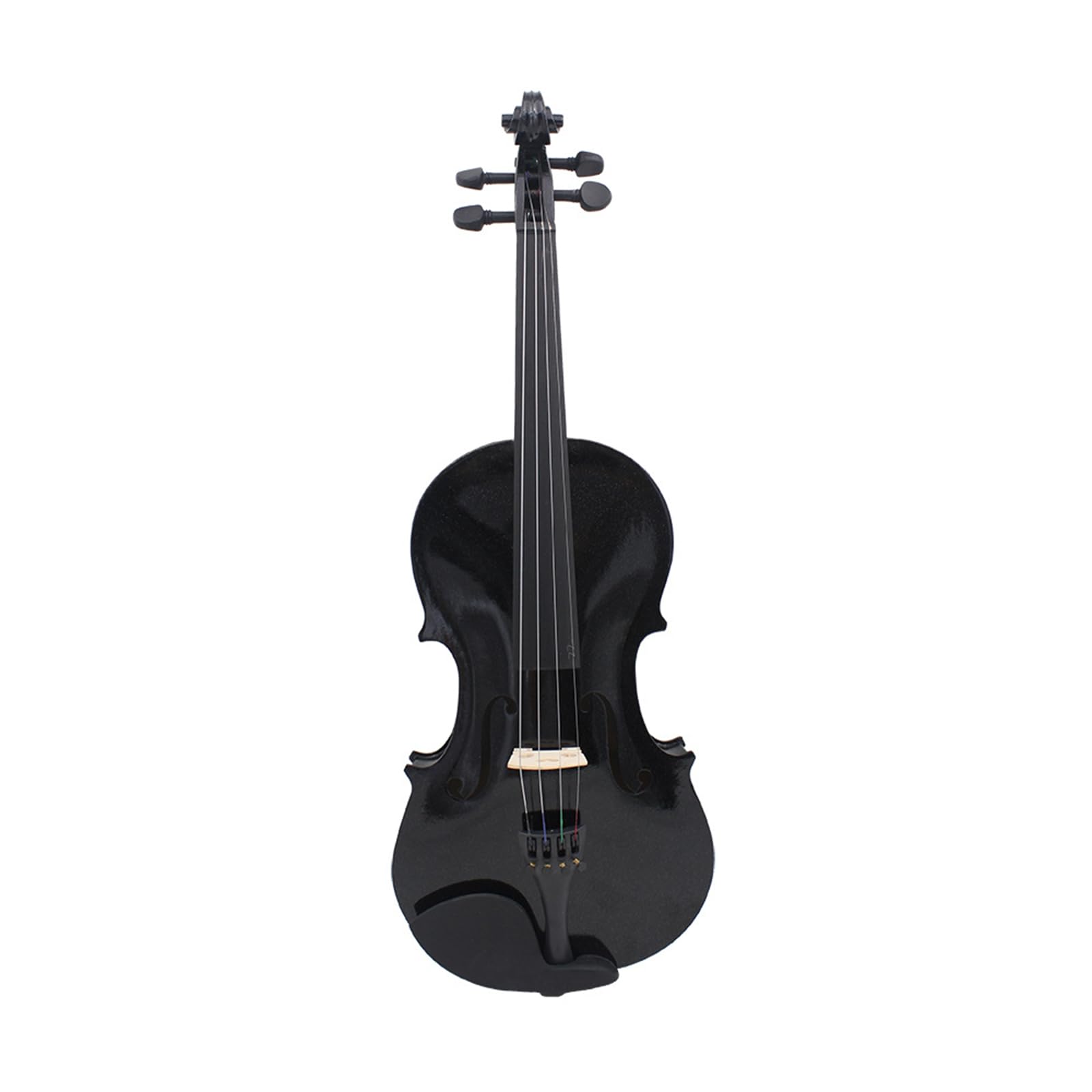 Violín profesional de tamaño completo 4/4, práctico instrumento musical con textura de madera pequeña, práctica familiar