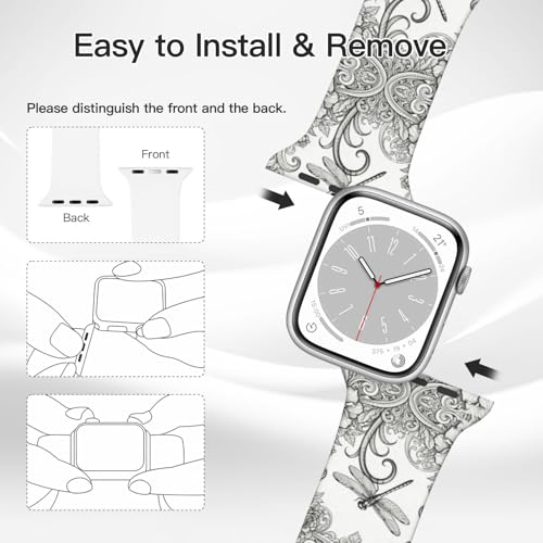 Correa recambio para reloj compatible con iWatch Series 5/4/3/2/1/SE miniatura 4