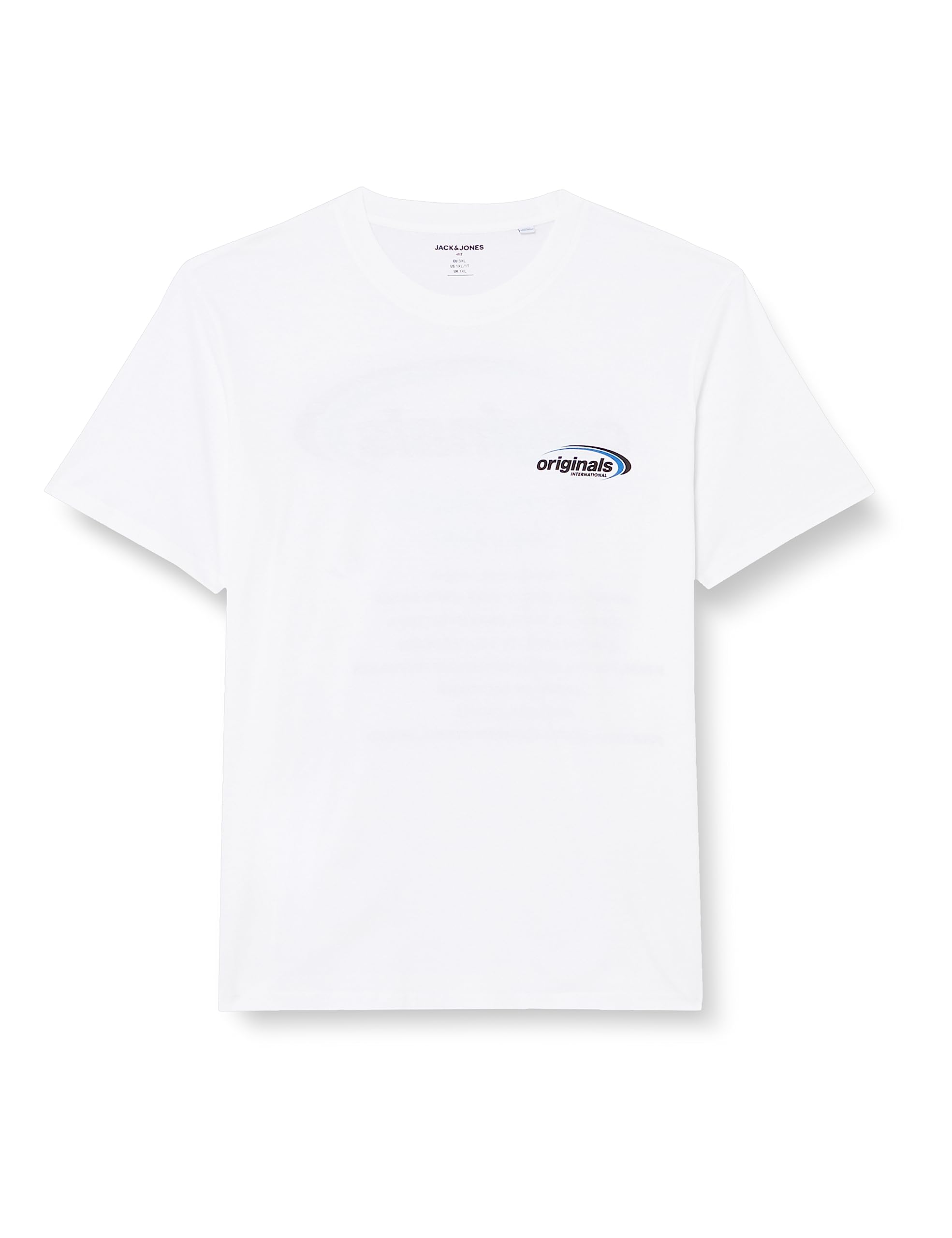 JACK & JONES PLUSMen's Jorbrink Belize Back Tee Ss Crew Pls T-Shirt