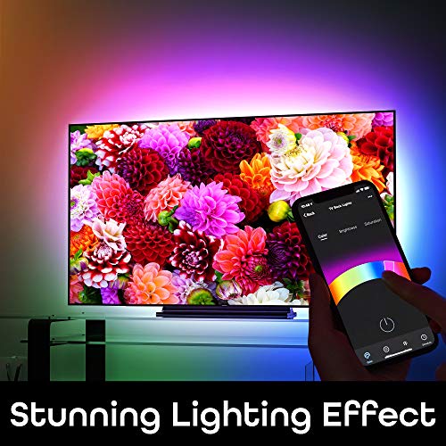 Image of Geeni Smart LED Strip Lights, RGBWW Color Changing, Weatherproof, 9.8 ft. | Timer & scenes, dimmable, tunable white, works with Alexa & Google Home