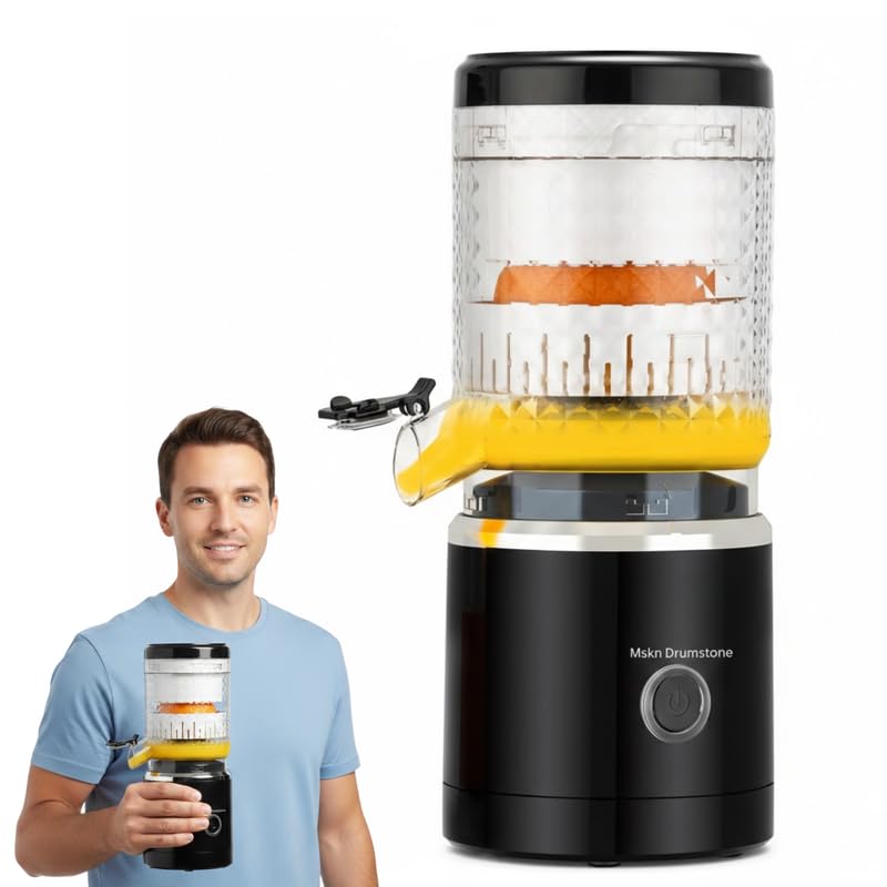 Image of Drumstone TopRated 𝟏𝟓𝐘𝐫 𝐖𝐚𝐫𝐫𝐚𝐧𝐭𝐲 Electric Citrus Juicer Machine Single Head, Easy Clean Orange Lemon Juice Extractor, Compact Kitchen Juicer Blender for Fresh Citrus Juice