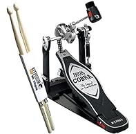 Tama Iron Cobra series foot machine Model: HP900RN Rolling Glide Poer-strike Cobra beater with very fat sound Lite Sprocket for 40% easier running Includes transport case and tuning key Includes Keepdrum drumsticks, 1 pair