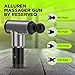 Alluren Massager Gun, Deep Tissue Percussion Muscle Massage for Pain Relief, Sore Muscle and Stiffness - Handheld Electric Body Massager- Portable Sports Drill - Super Quiet Brushless Motor