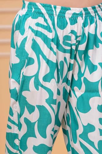 Image of Women's Printed Night Suit Set Pajama with Top Lightweight Soft & Comfy Sleepwear for Girls & Women