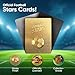 Soccer Trading Cards 2025-26 | 3 Packs - 33 Collectible Football Cards for Fans & Players Black, Gold & Silver Soccer Mystery Cards Packs Random Cards in Each Set - Collect Them All