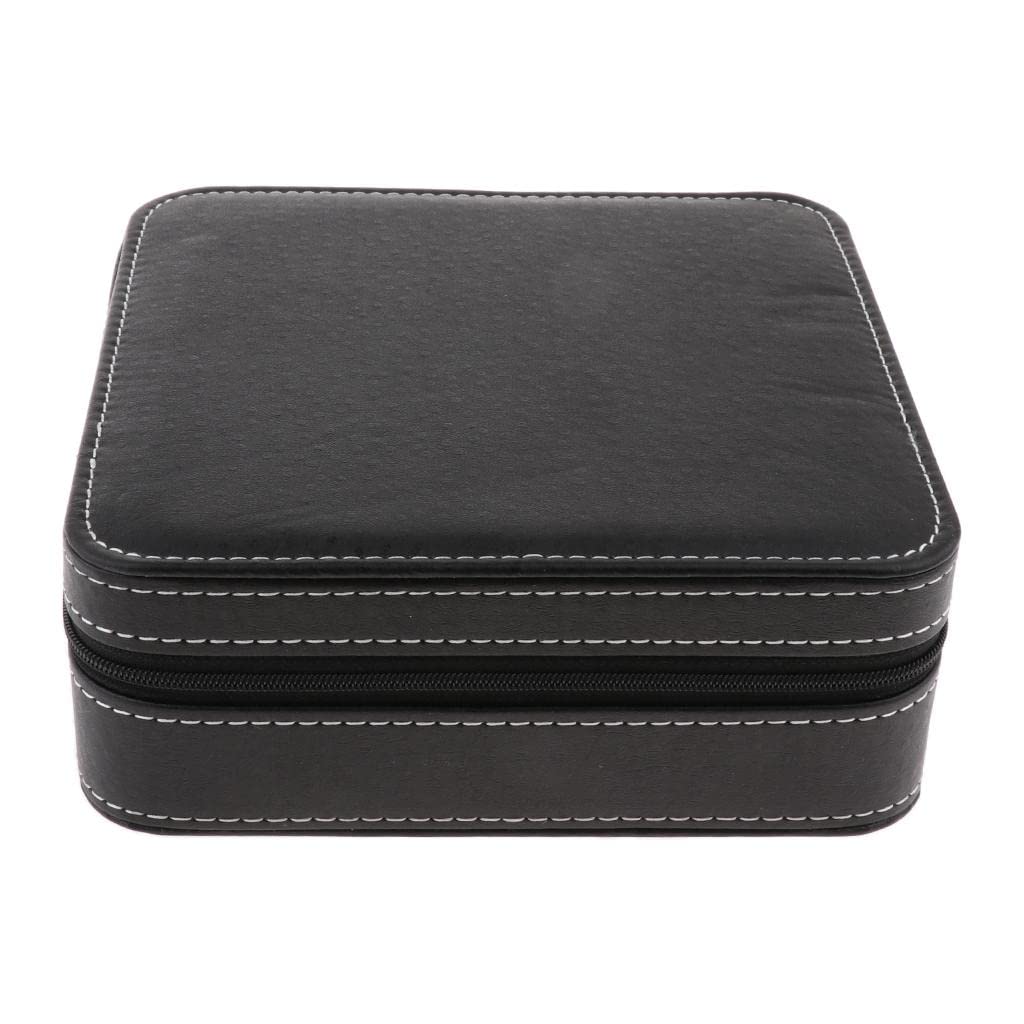 JAZZY PEARLS Extra Large Eyeglass Sunglass Glasses Watch Zippered Case Storage Organizer Collector Box for Men Women-image-23