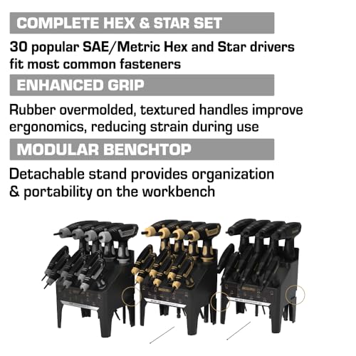 Wheeler 30-Piece P-Handle Bit Set