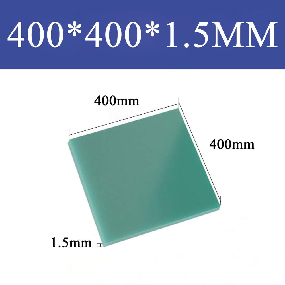 FR4 Glasfaser-Epoxidharzplatte – 400 x 400 mm Dämmplatte – 1 Stück(400x400x1.5mm)