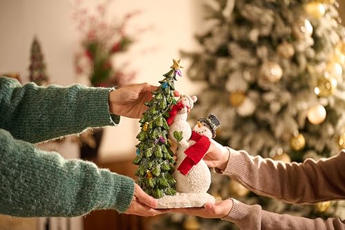 Valery-Madelyn-Christmas-Snowman-Figurines-Decor-with-Lights-Cute-Red-White-Resin-Snowman-Family-Decorating-Xmas-Tree-for-Holiday-Indoor-Outdoor-Festive-Gift-Home-Tabletop-Decorations125-Inch Valery Madelyn Christmas Snowman Figurines Decor with Lights Cute Red White Resin Snowman Family Decorating Xmas Tree for Holiday Indoor Outdoor Festive Gift Home Tabletop Decorations125 Inch