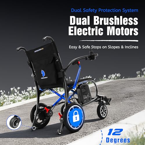 Electric Wheelchair Foldable Lightweight