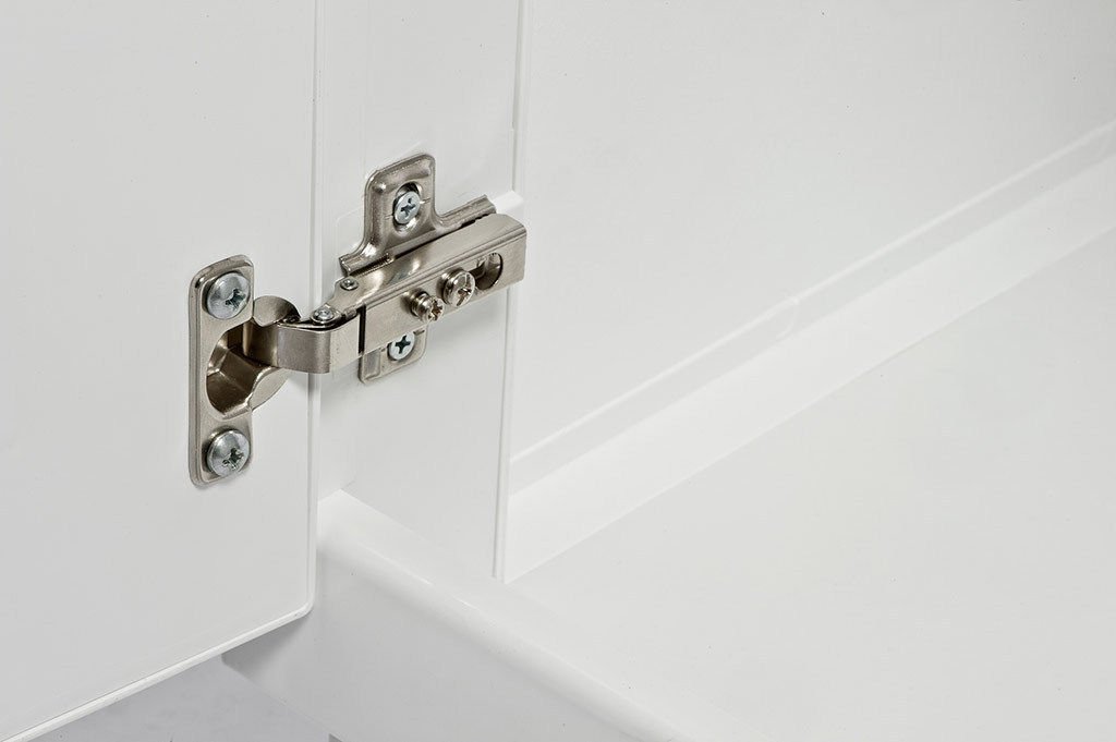 Trioplast Yellowshop - Mobile Pilozza Lavatoio Lavapanni Lavanderia Due Ante In Resina Da Esterno Ed Interno Bianco Cm 60x60 e 60x50 Altezza 84 (Cm L.60 x P.60 x H.84)