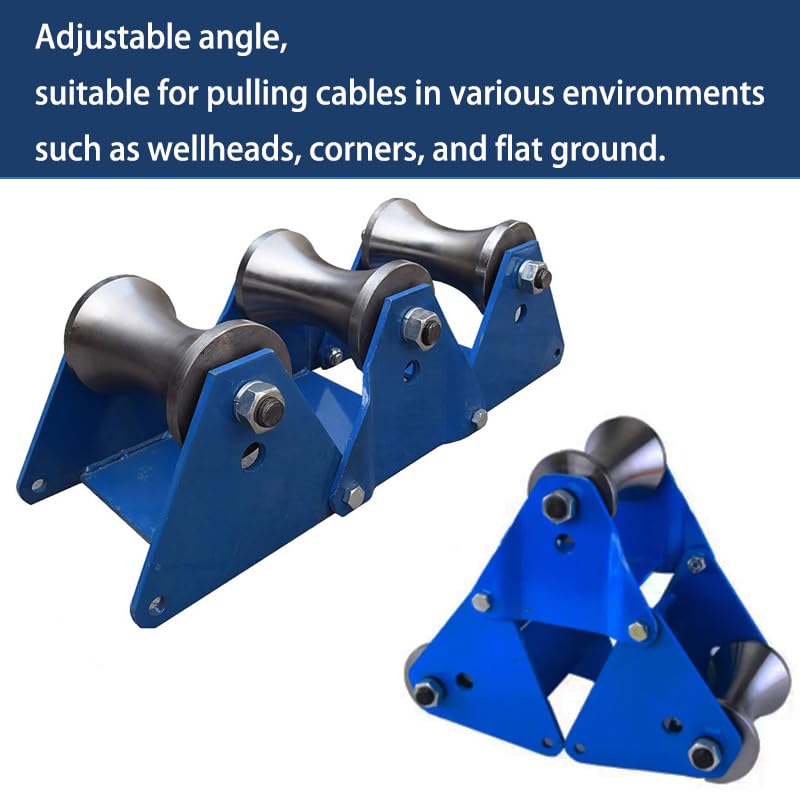 Cable Puller Sheave,Cable Feeding Sheave,Industrial Cable Pulley for Large-Scale Laying,Heavy-Duty Steel Pulleys Sheave, High-Load Smooth Pulling,Wire Pulling sheave,Cable Pulling Sheave (Sheave002) - Image 4