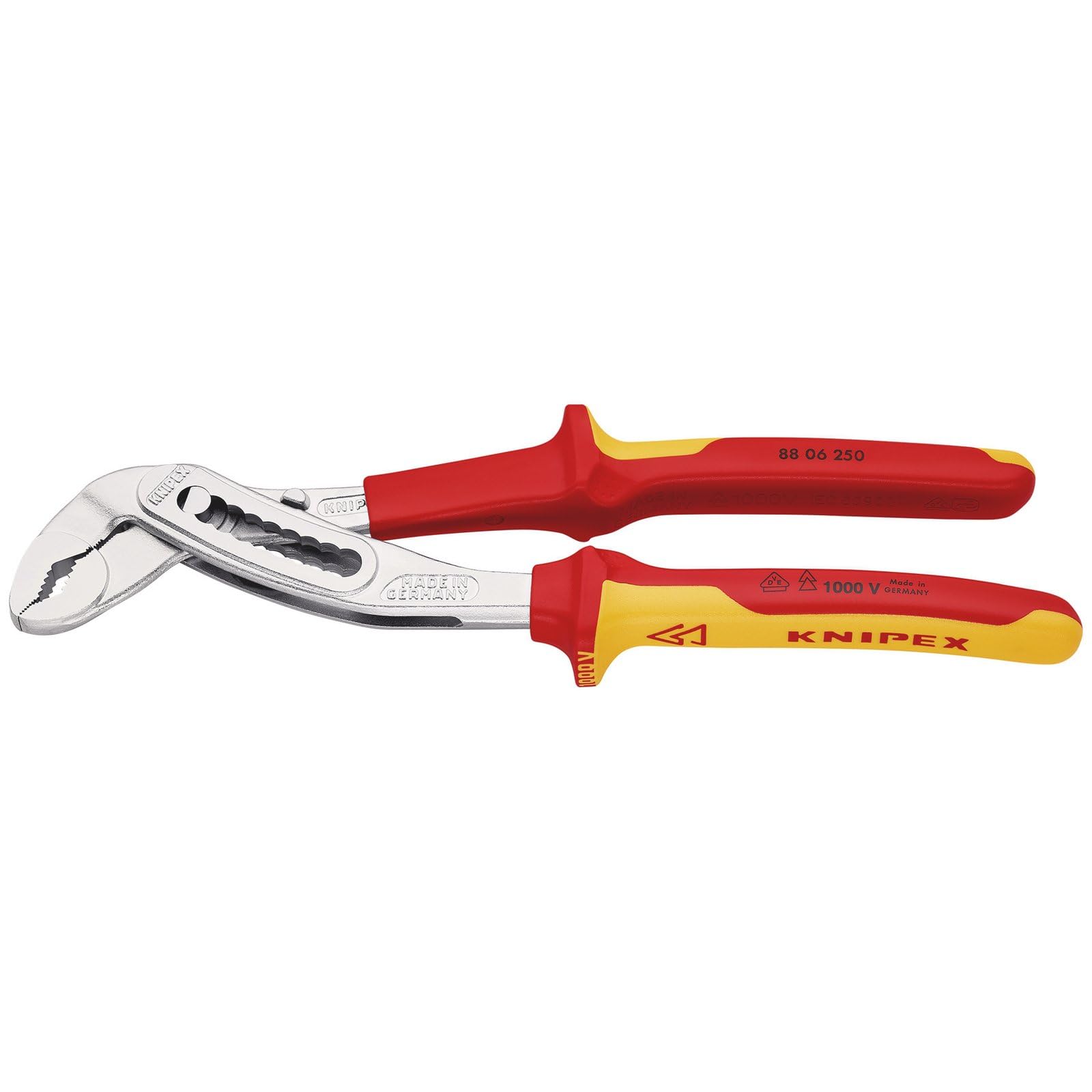 Draper Waterpump Plier Vde 250Mm 87932 87932 Vde Insulated Alligatorã Water Pump Pliers, 250Mm 5010559879328