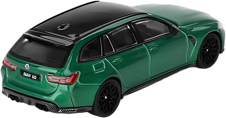 Mini Gt 1/64 Bmw M3 Competition Touring Isle Of Man Green Metallic Mgt00764