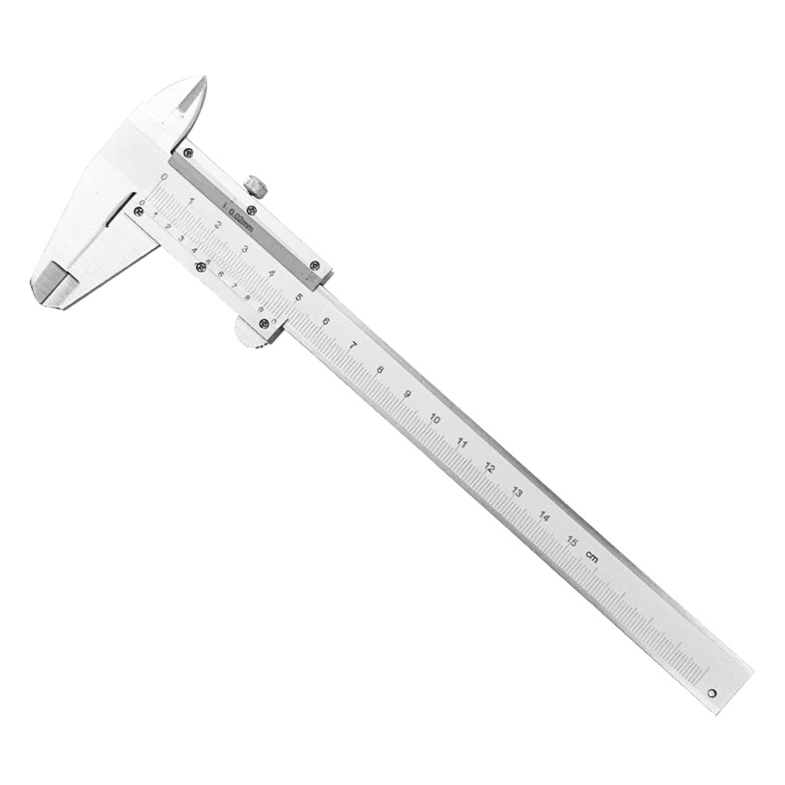 Ljmyy Carbon Steel Vernier Caliper Gauge Manual measurement Micrometer Measuring Tool 0-150mm / 0-6’’ Clear Scale Portable
