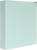 Vista 6 de russell+hazel Carpeta Mini Patentada de 3 Anillos, Dew, 7" por 9