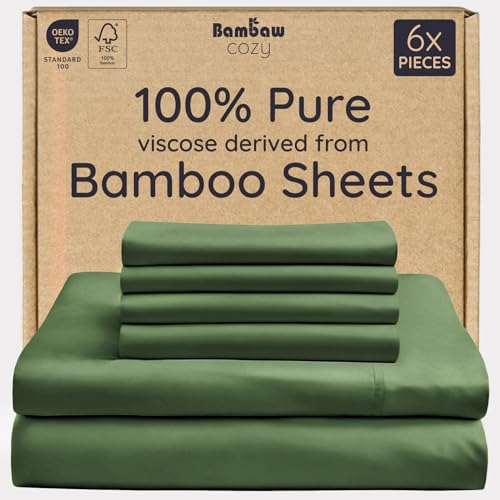 Bambaw 100% Viscose Derived from Bamboo Sheets King Size Set