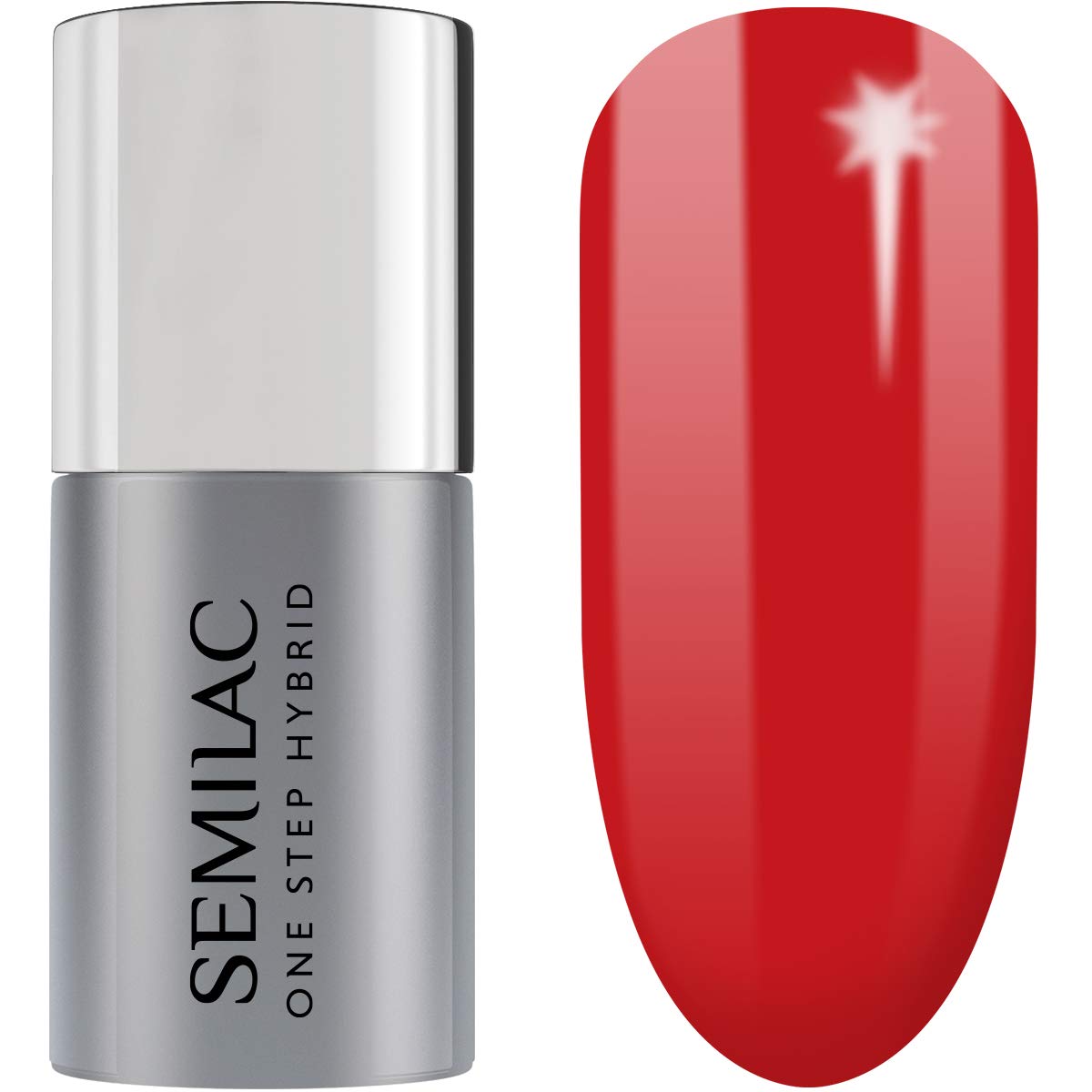 Semilac One Step Hybrid S550 Pure Red 5ml