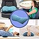Retoo Orthopädisches Lendenkissen, 23 x 13 x 46 cm, Lendenwirbelkissen aus Memory Foam, Rückenkissen mit atmungsaktives Material, Universell für Bett, Stuhl, Auto, zur Schmerzlinderung im unteren Rück