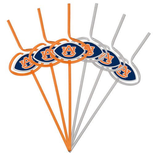 Pangea NCAA Sports & Fitness Six Pack Team Sip Sport Straws