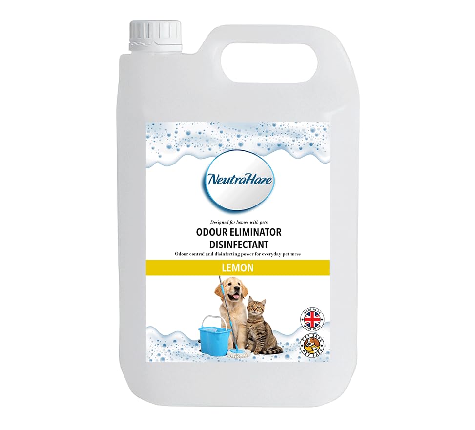 Lemon - NeutraHaze Odour Eliminator & Disinfectant - The Science Of Odour Control (5 Litre)