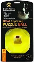 Starmark Treat Dispensing Puzzle Ball Dog Toy - Adjustable Difficulty, Mental Stimulation for All Dogs
