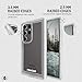 Pelican Voyager - Samsung Galaxy S24 Ultra Case [6.8”] [18ft MIL-STD Drop Protection] [Wireless Charging] Rugged Phone Case for Samsung Galaxy S24 Ultra w/Belt Clip Holster Stand - Anti Yellow - Clear