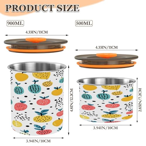 Contenedor hermético de acero inoxidable para café 17oz miniatura 2
