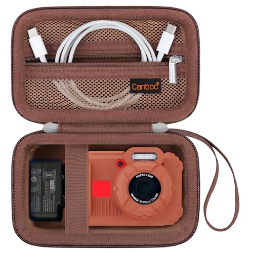 Funda para cámara Kodak PIXPRO WPZ2 color marrón