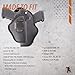 IWB Gun Holster, Universal Soft Leatherette, Optic Ready Fits: CZ P10, P07, 75S, G 30, 30S, H&K VP 9/40, SIG P320X Carry & Compact, XDM 3.8