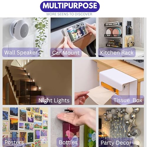 Image of UNIDSC Heavy Duty Double Sided Tape 3 Meter, Strong Adhesive Mounting Tape, Waterproof, Removable, Reusable, Wall Hanging, Multi Surface Use (1 PACK)