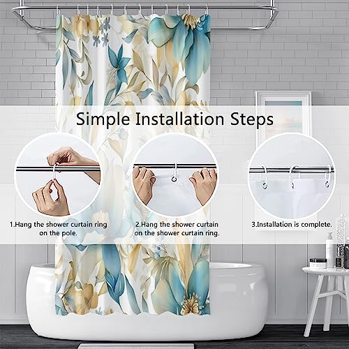 Rideau de douche imperméable pour une ambiance spa et bohème