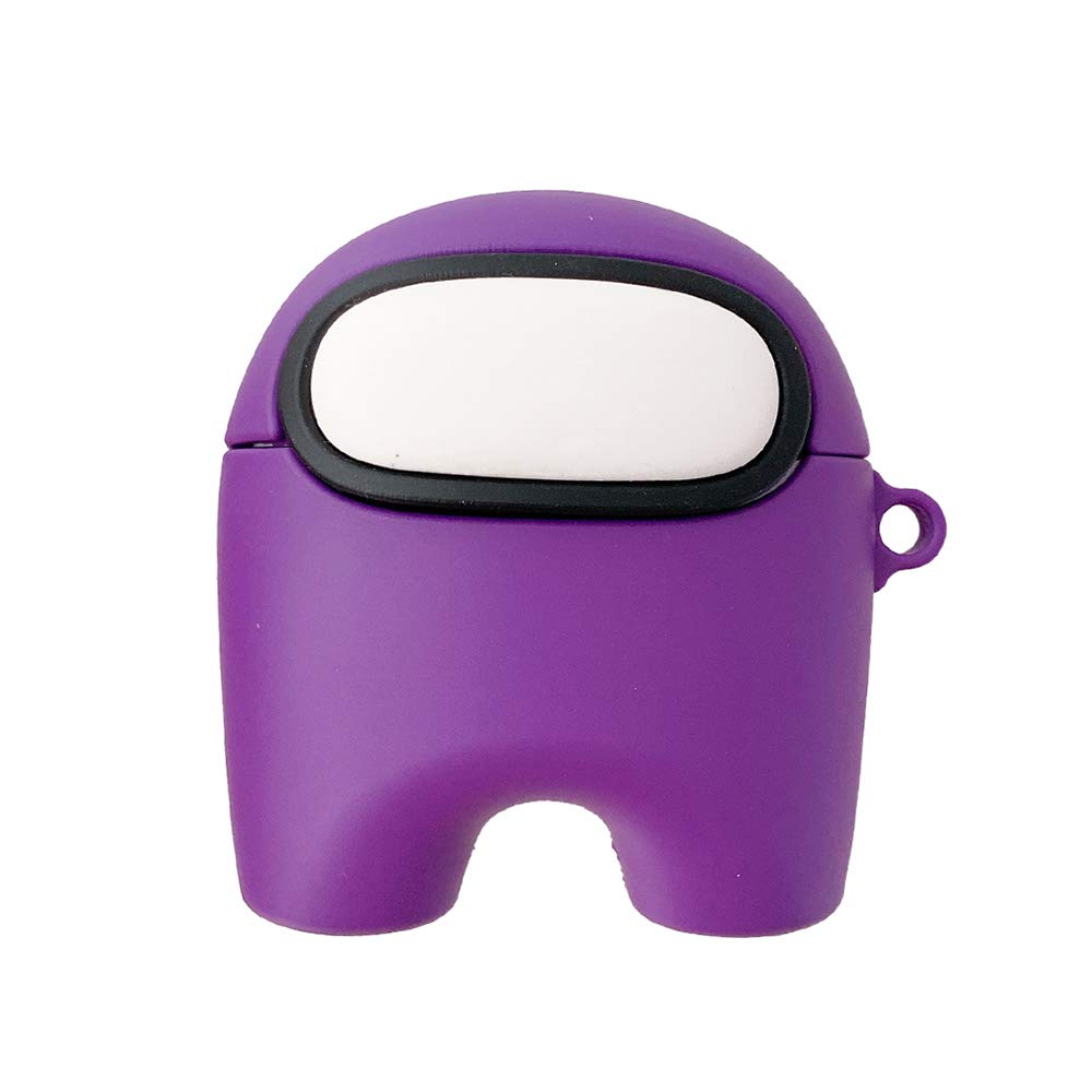 Yikda Among us Case for AirPods Pro and AirPods 2/1 Cartoon Design Cute Silicone Cover Kawaii Fashion Funny Character Unique Shockproof Keychain Soft Protective for AirPods Girls Kids Women Cases