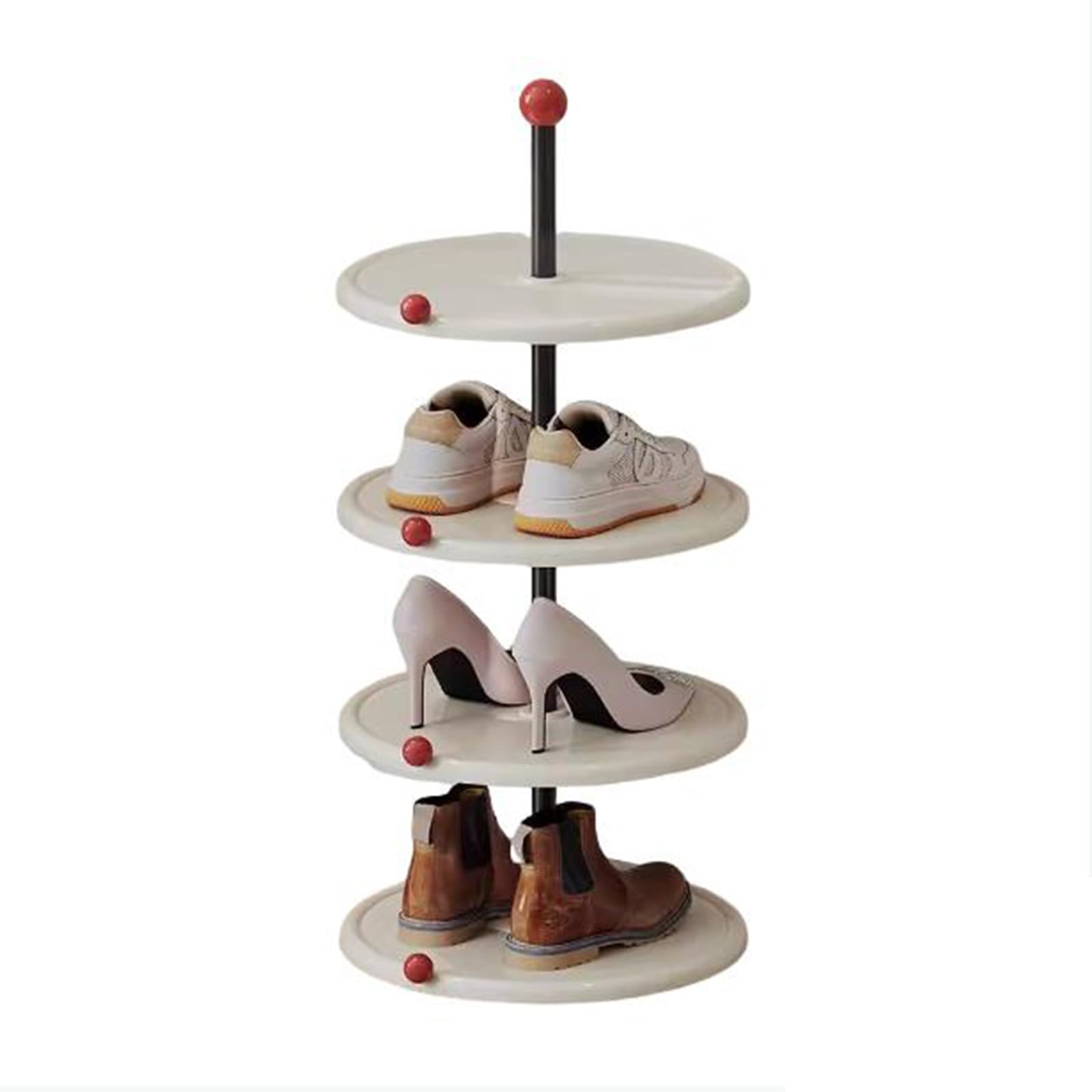 Porte chaussures en plastique pour entrée salon chambre étagère compacte